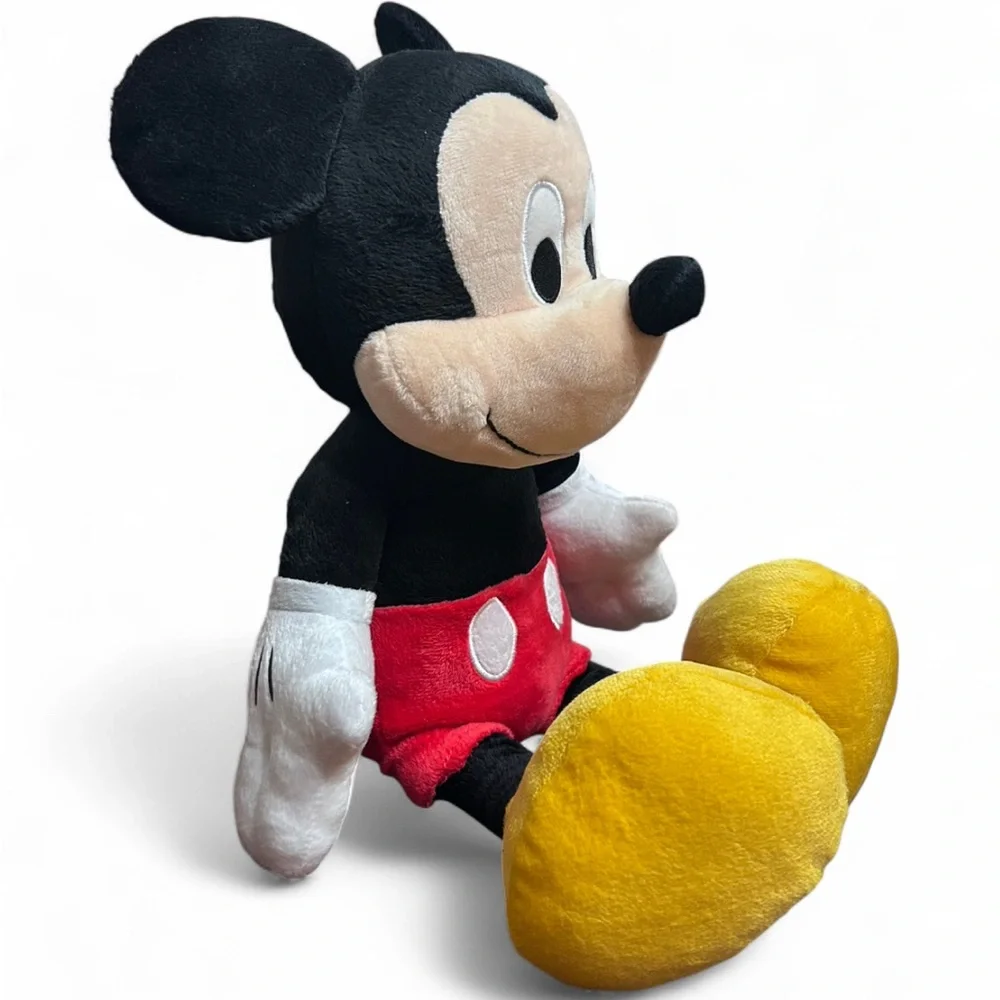 DISNEY Mickey Mouse Plush Toy - Black, Red, Yellow 18” 2+ NWT